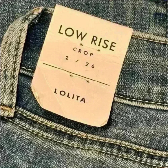 NWT-Lucky Brand Women's Low Rise Crop Jeans Size 2/26 Blue Light Wash - Picture 5 of 7